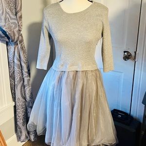 Esley Tulle Sweater Dress